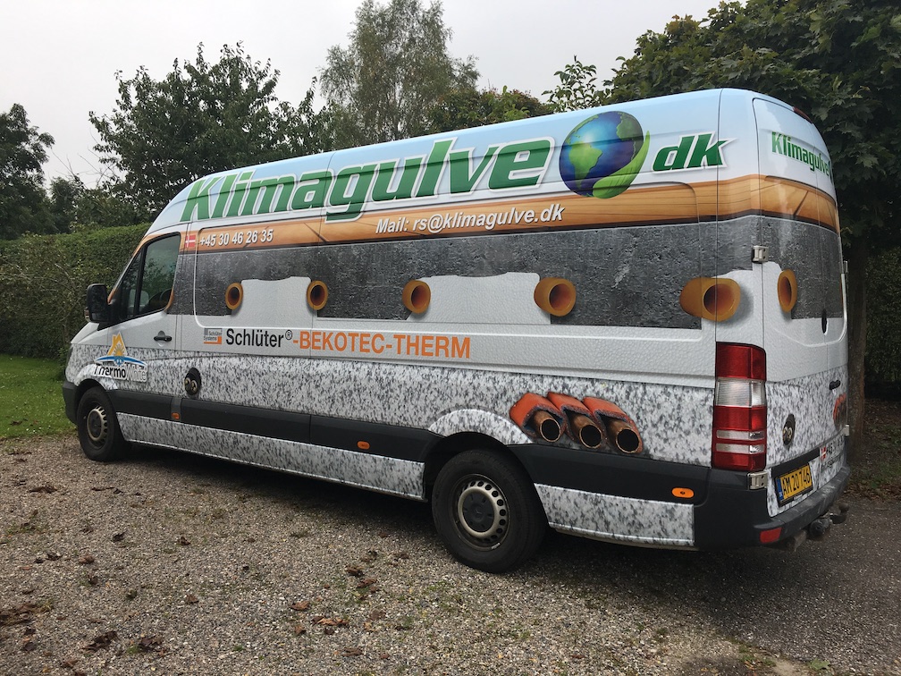 Klimagulve projekt: Installation af slidlagsgulv